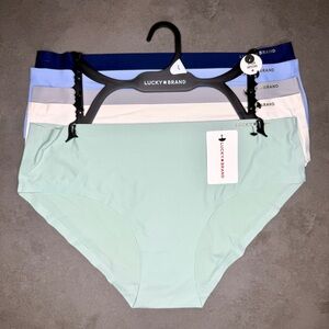 Lucky Brand‎ Women's Hipster Fit Panty Collection - Blue, Gray, Mint